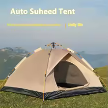 1nite tent Pakicetus Instant Golden Tent - Portable 3-4 Person Sun & Rain Shelter for Beach & Camping