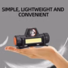 Outdoor Fishing Rechargeable COB LED USB Headlamp Strong Magnetic Powerful Headlight Super Bright Waterproof Head Torch For