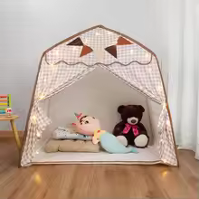 Home Kids Play Tent for Boys Girls Princess Castle Playhouse Indoor Outdoor Children's Toy House for Toddlers Tent Gift